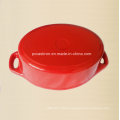 LFGB FDA SGS Ce Qualified Enamel Cast Iron Casserole Size 25X18X9cm